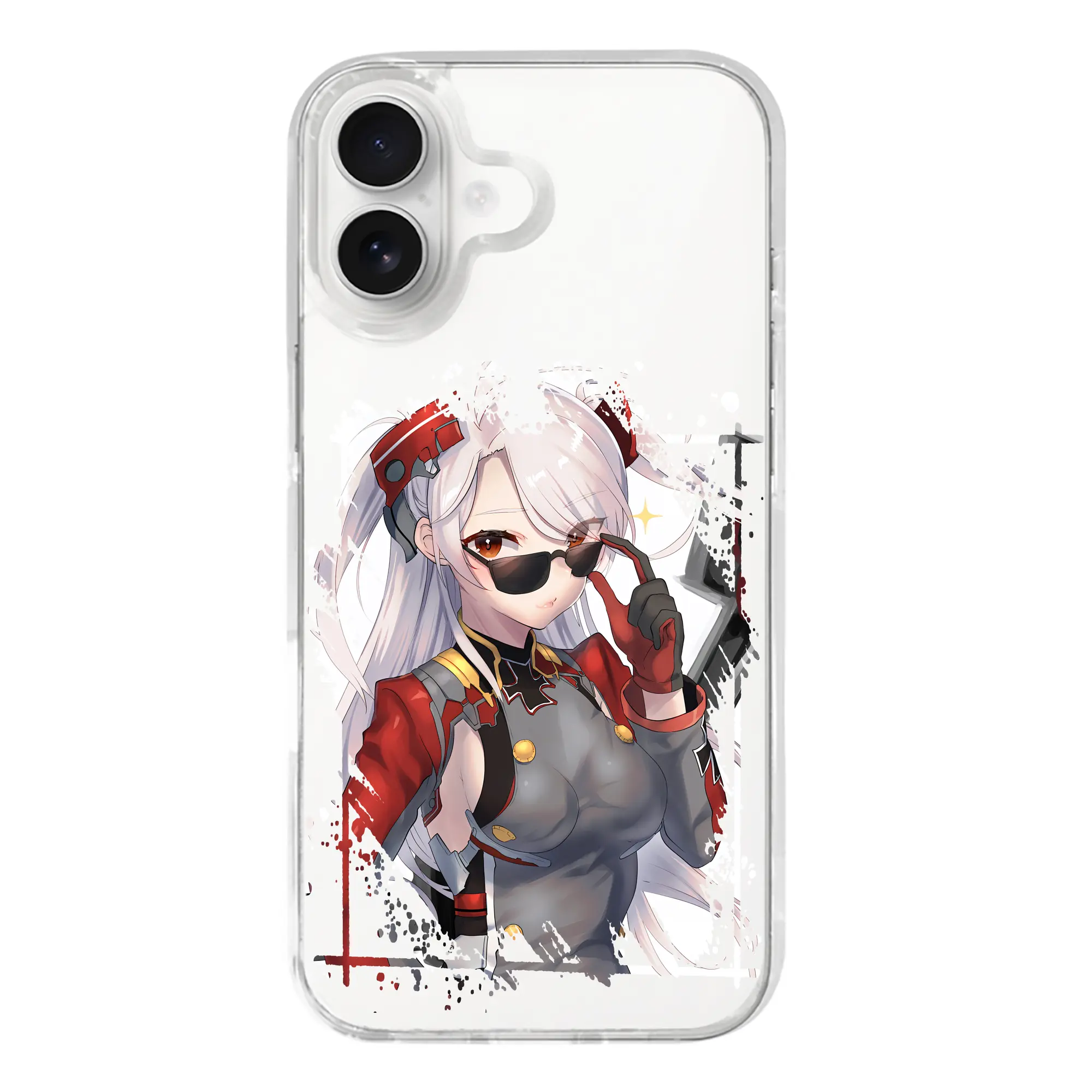 アズールレーン グッズ,プリンツ・オイゲン - iPhone 17シリーズ 透明スマホケース – 薄型・耐衝撃・精密フィット保護カバー